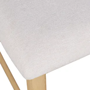 Beck Contemporary Upholstered Split Back Counter Stool Set Of 2