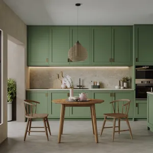 Fitz Traditional Solid Wood Curved Back Spindle Dining Chair(Set Of 2)