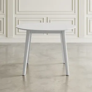 Percy 42\" Contemporary Round Drop-Leaf Dining Table