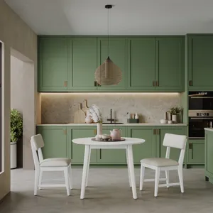 Percy 42\" Contemporary Round Drop-Leaf Dining Table