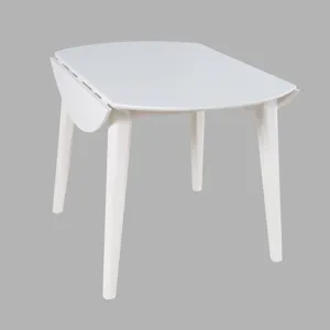 Percy 42\" Contemporary Round Drop-Leaf Dining Table