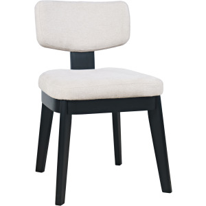 Tate Mid-Century Modern Split Back Upholstered Dining Chair(Set Of 2)