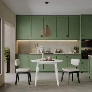 Tate Mid-Century Modern Split Back Upholstered Dining Chair(Set Of 2)