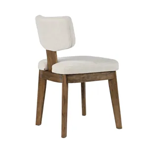 Tate Mid-Century Modern Split Back Upholstered Dining Chair(Set Of 2)