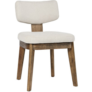 Tate Mid-Century Modern Split Back Upholstered Dining Chair(Set Of 2)