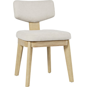 Tate Mid-Century Modern Split Back Upholstered Dining Chair(Set Of 2)