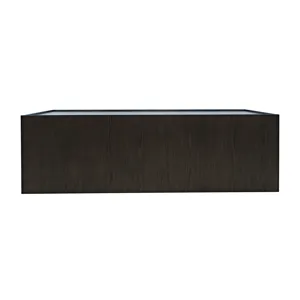 Laurel Creek Modern Contemporary 52\" Block Coffee Table With Hidden Casters