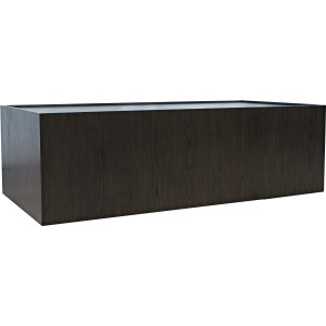 Laurel Creek Modern Contemporary 52" Block Coffee Table With Hidden Casters