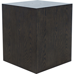 Laurel Creek Modern Contemporary Square Block Pedestal End Table