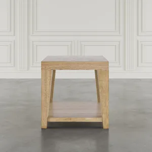 Laurel Creek Modern Contemporary 24\" Square End Table With Open Shelf