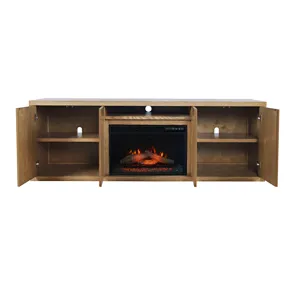 Laurel Creek Modern Contemporary 78" Electric LED Fireplace With Storage
