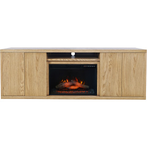 Laurel Creek Modern Contemporary 78" Electric LED Fireplace With Storage