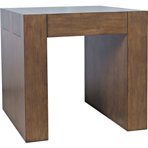 Taos Modern Rustic Square Dovetailed End Table