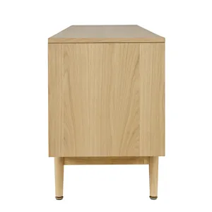 Olson 67\" Mid-Century Modern Scandinavian Console TV Stand Storage Cabinet