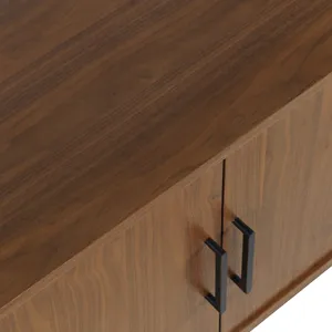 Olson 67\" Mid-Century Modern Scandinavian Console TV Stand Storage Cabinet