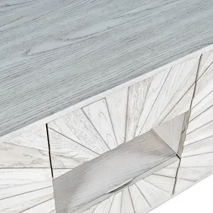 Reece 50\" Mid-Century Modern Starburst TV Stand Console Storage Cabinet