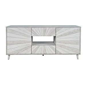 Reece 70\" Mid-Century Modern Starburst TV Stand Console Storage Cabinet