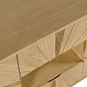 Reece 50\" Mid-Century Modern Starburst TV Stand Console Storage Cabinet