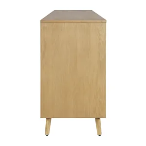 Reece 60\" Mid-Century Modern Starburst TV Stand Console Storage Cabinet