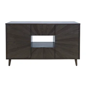 Reece 50\" Mid-Century Modern Starburst TV Stand Console Storage Cabinet