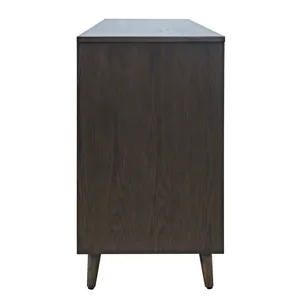 Reece 60\" Mid-Century Modern Starburst TV Stand Console Storage Cabinet