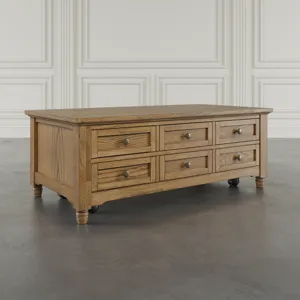 Brentwood Modern Transitional Lift-Top Coffee Table With Storage