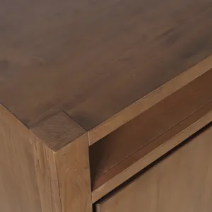 Brownstone 70\" Modern Transitional Media Console TV Stand With Four-Door Cabinet Storage