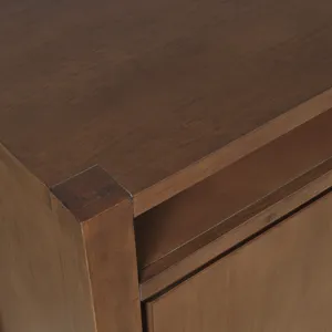 Brownstone 80\" Modern Transitional Media Console TV Stand With Four-Door Cabinet Storage