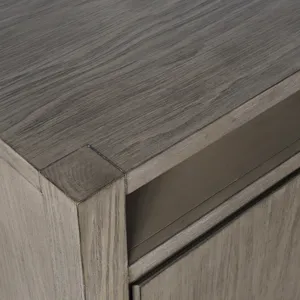 Brownstone 80\" Modern Transitional Media Console TV Stand With Four-Door Cabinet Storage