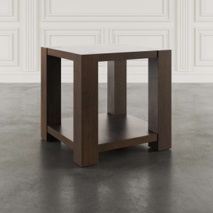 Brownstone Three Piece Living Room Transitional Round Coffee Table With End Tables Set