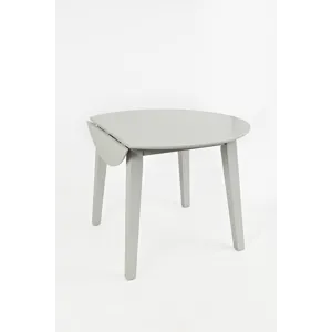 Simplicity Solid Wood Classic Round Drop-Leaf Table