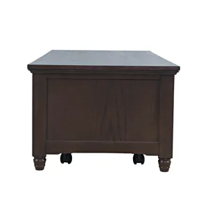 Brentwood Modern Transitional Lift-Top Coffee Table With Storage