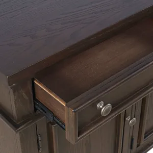 Brentwood 60\" Modern Transitional Three Door Sideboard Storage Cabinet