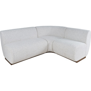 Milano Modern Banquette Upholstered Sectional Bench Seating With Performance Fabric