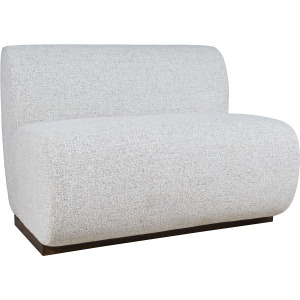Milano Modern Banquette Upholstered Sectional Two Seat Bench With Performance Fabric