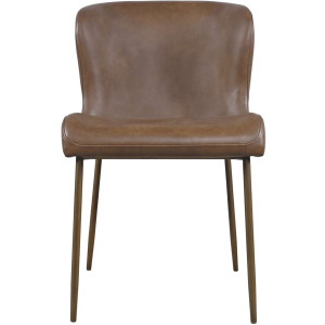 Easley Upholstered Curved-Back Modern Dining Chairs With Metal Legs Set Of 2