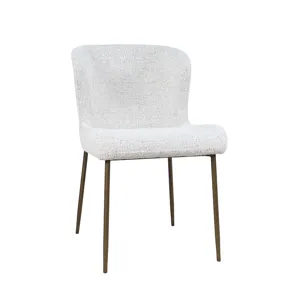 Auden Five Piece Mid-Century Modern Dining Set With Performance Upholstered Chairs
