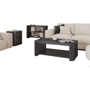 Janzen Three Piece Contemporary Modern Living Room Occasional Table Set