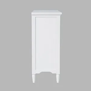 Westport 32" Glass Door Accent Cabinet a€“ Cottage Transitional Storage With Adjustable Shelves