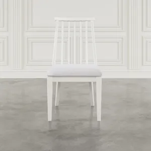 Westport Seven Piece Modern Farmhouse 72" Dining Set With Upholstered Dowel Back Chairs