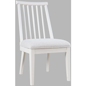 Westport Modern Farmhouse Upholstered Dowelback Dining Chair Set Of 2