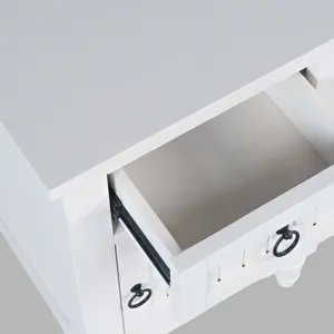 Westport Modern Farmhouse USB Charging Storage Cabinet Chairside End Table