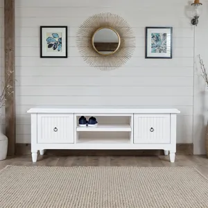 Westport 58\" Modern Farmhouse Coastal Storage Bench Component Only