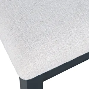 Westport Modern Farmhouse Upholstered Ladderback Dining Chair Set Of 2