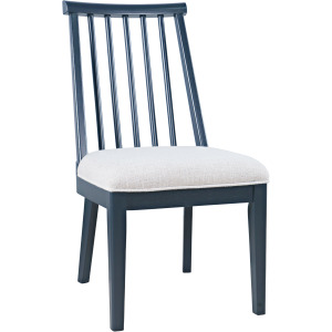 Westport Modern Farmhouse Upholstered Dowelback Dining Chair Set Of 2