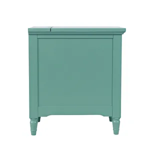 Westport Modern Farmhouse USB Charging Storage Cabinet Chairside End Table