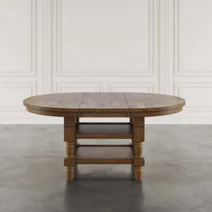 Winchester Classic Farmhouse 7-Piece Oval Dining Set With Extension Table