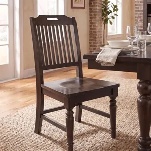 Winchester Classic Farmhouse Slatback Dining Chairs Set Of 2