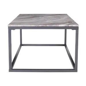 Wynn 48\" Modern Luxe Solid Marble Coffee Table