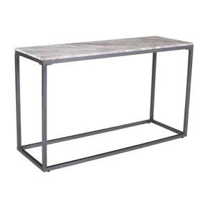 Wynn 50\" Modern Luxe Solid Marble Sofa Console Table